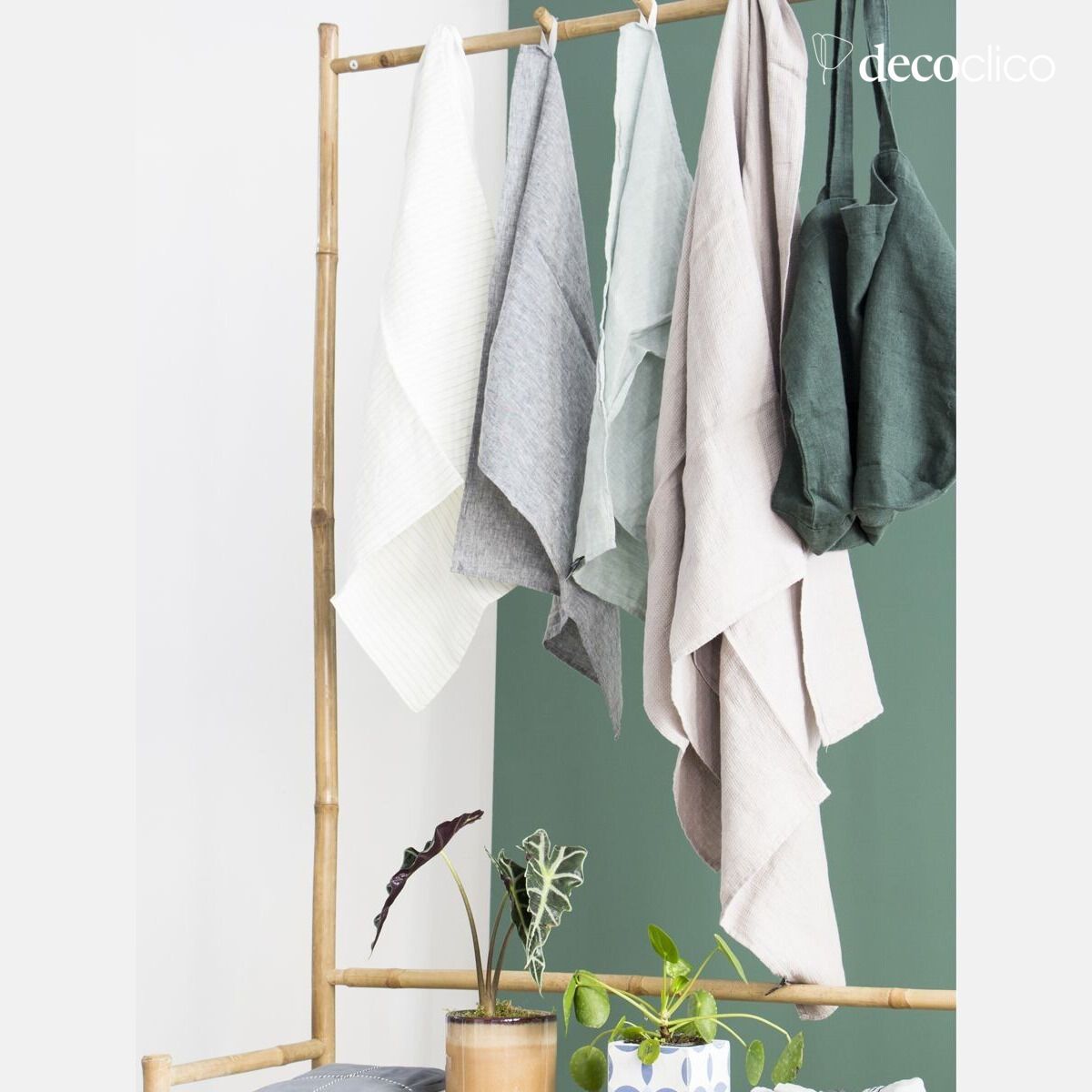 Garderobe-entree van natuurlijk bamboe Taman