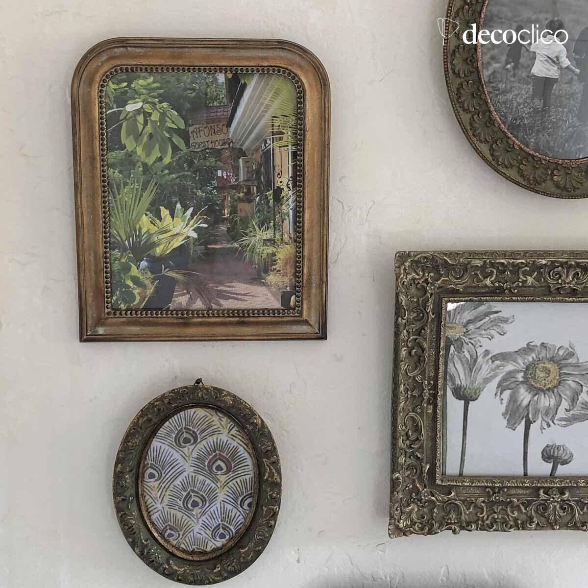 Gilded trumeau-style photo frame 31 x 26 cm Manderley