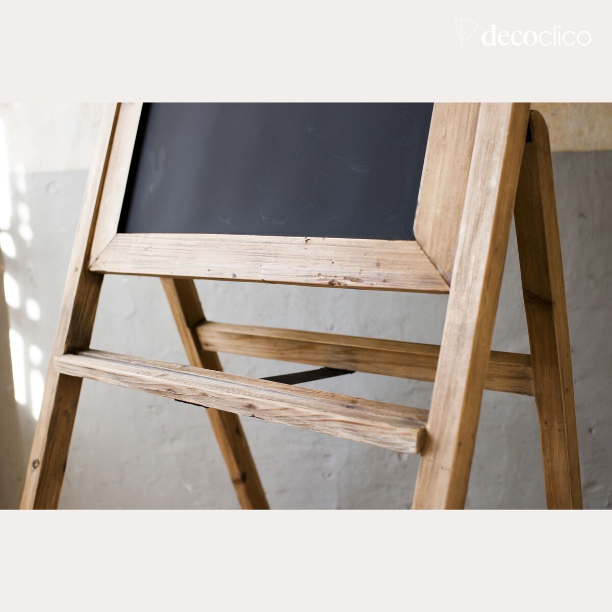 Grand tableau noir en bois Léon