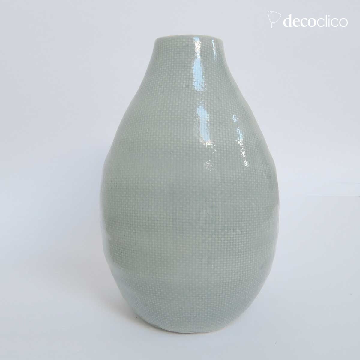 Groen keramische vaas H31 cm Frost