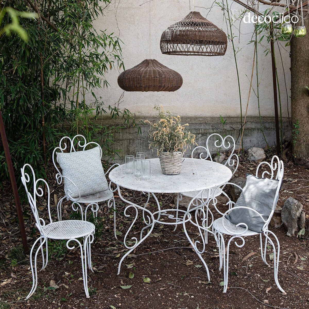 Handmade XL brown polyrotin bell hanger (not electrified) Tavira