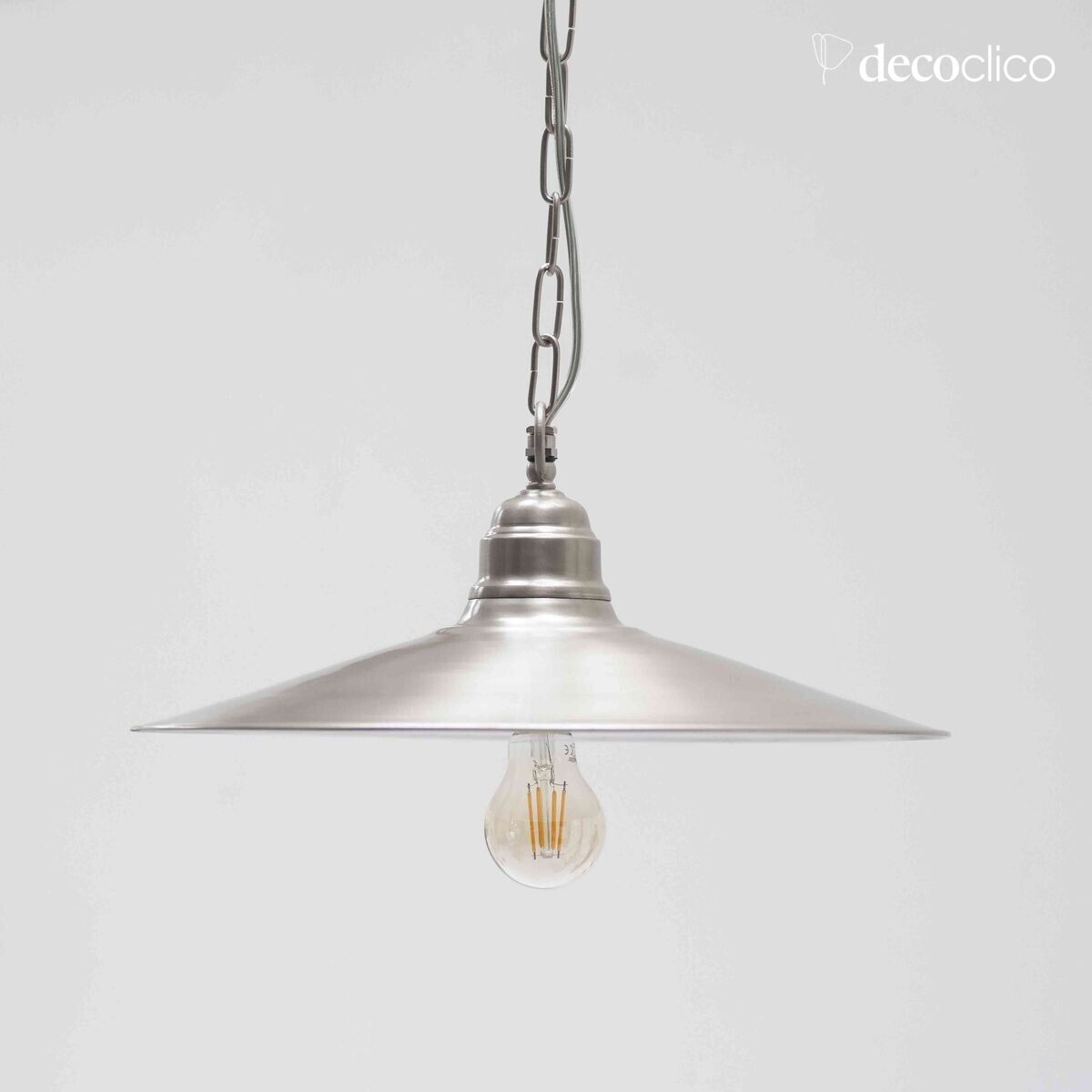 Hanglamp in mat nikkel Egee