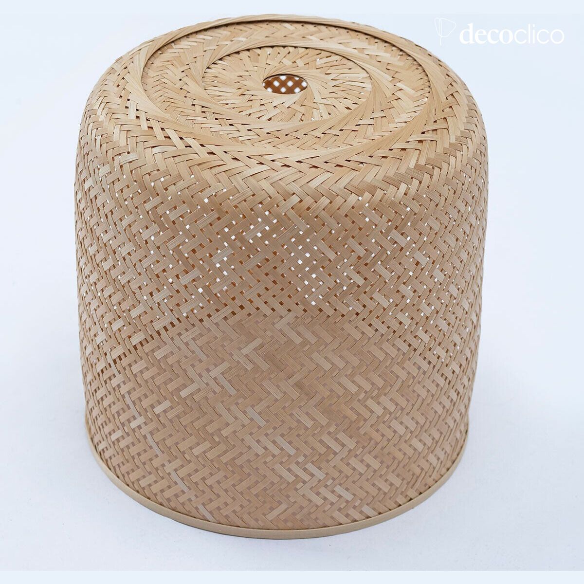 Hanglamp van natuurlijk bamboe (niet-geëlektrificeerd), handgemaakt