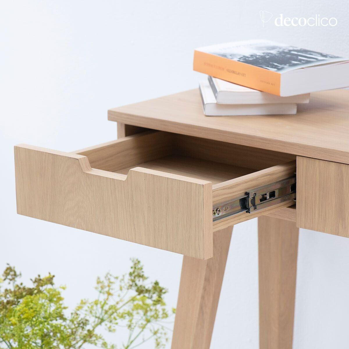 Harper Arne oak veneer console with 3 drawers Lykke