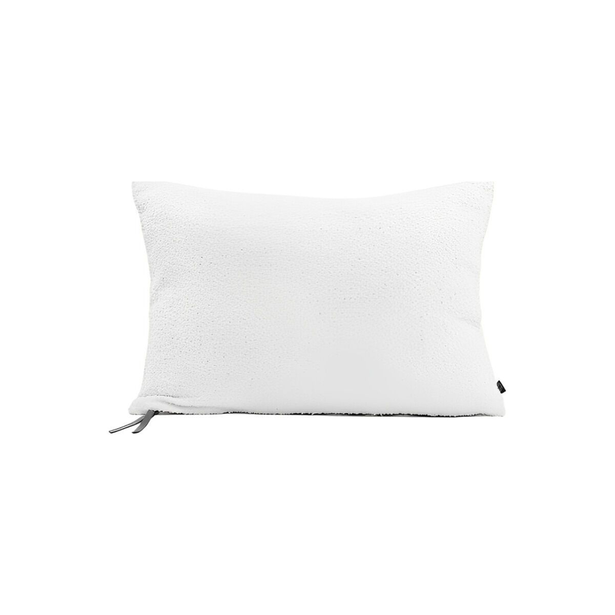 Housse de coussin en coton bouclette Erode Blanc 45x60 cm Haomy