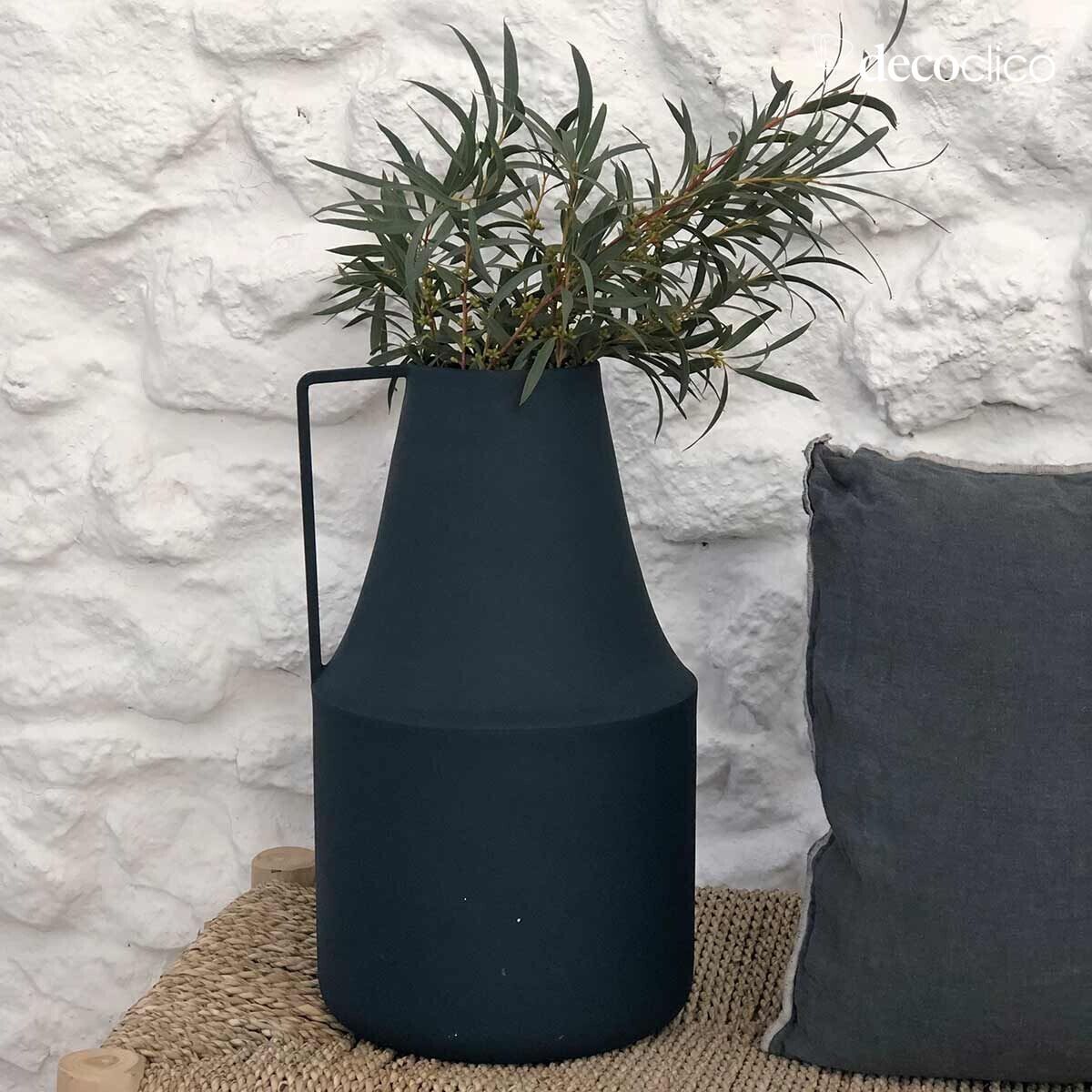 Jarra de leche de metal, altura 38 cm  Tosca