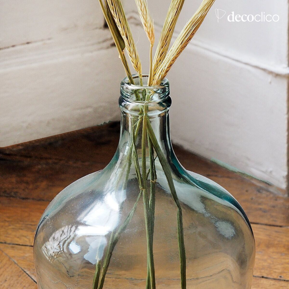 Karaf 4L van gerecycled glas dame jeanne