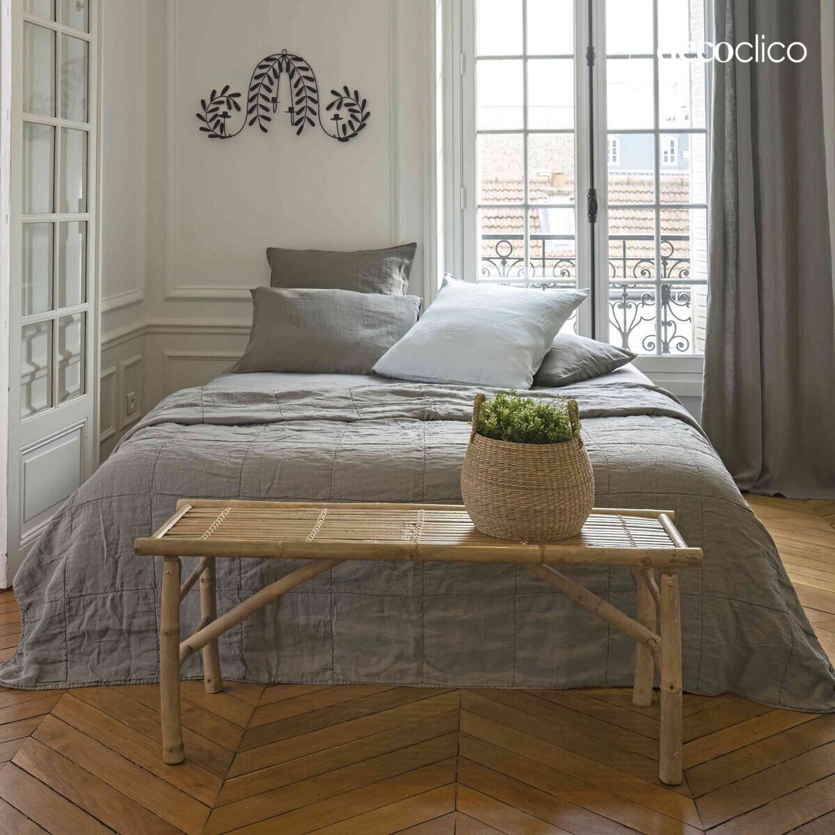 Klappbank aus natürlichem Bambus Taman