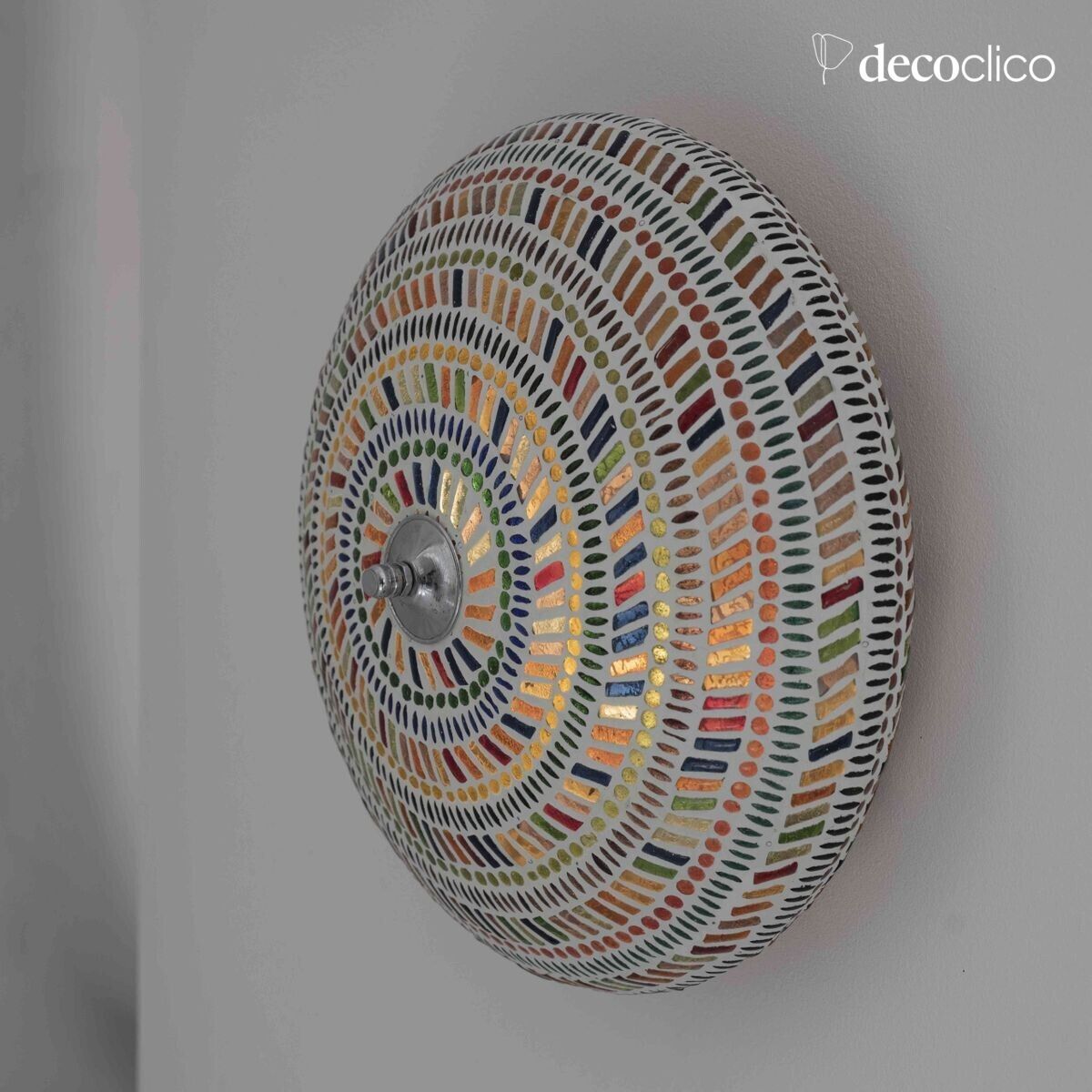 Lampada da parete o da soffitto in mosaico di vetro - multicolore Bangalore