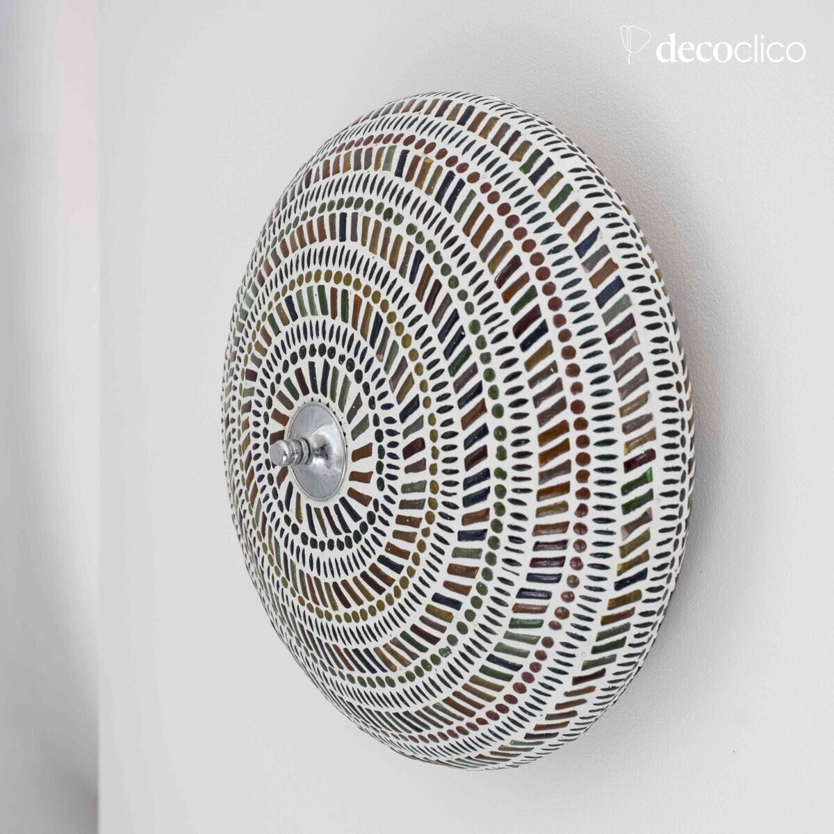 Lampada da parete o da soffitto in mosaico di vetro - multicolore Bangalore