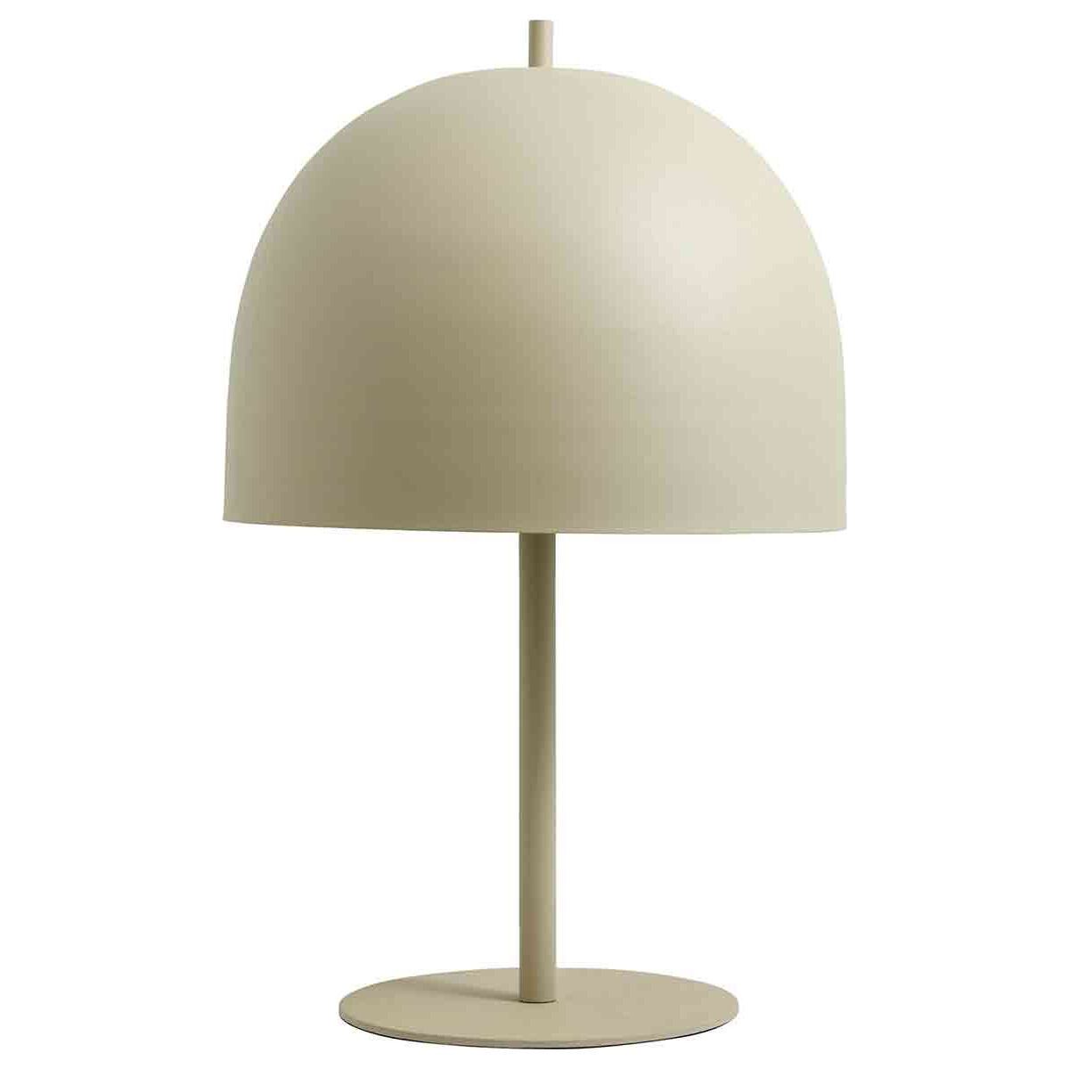 Lampe en métal mat beige Glow
