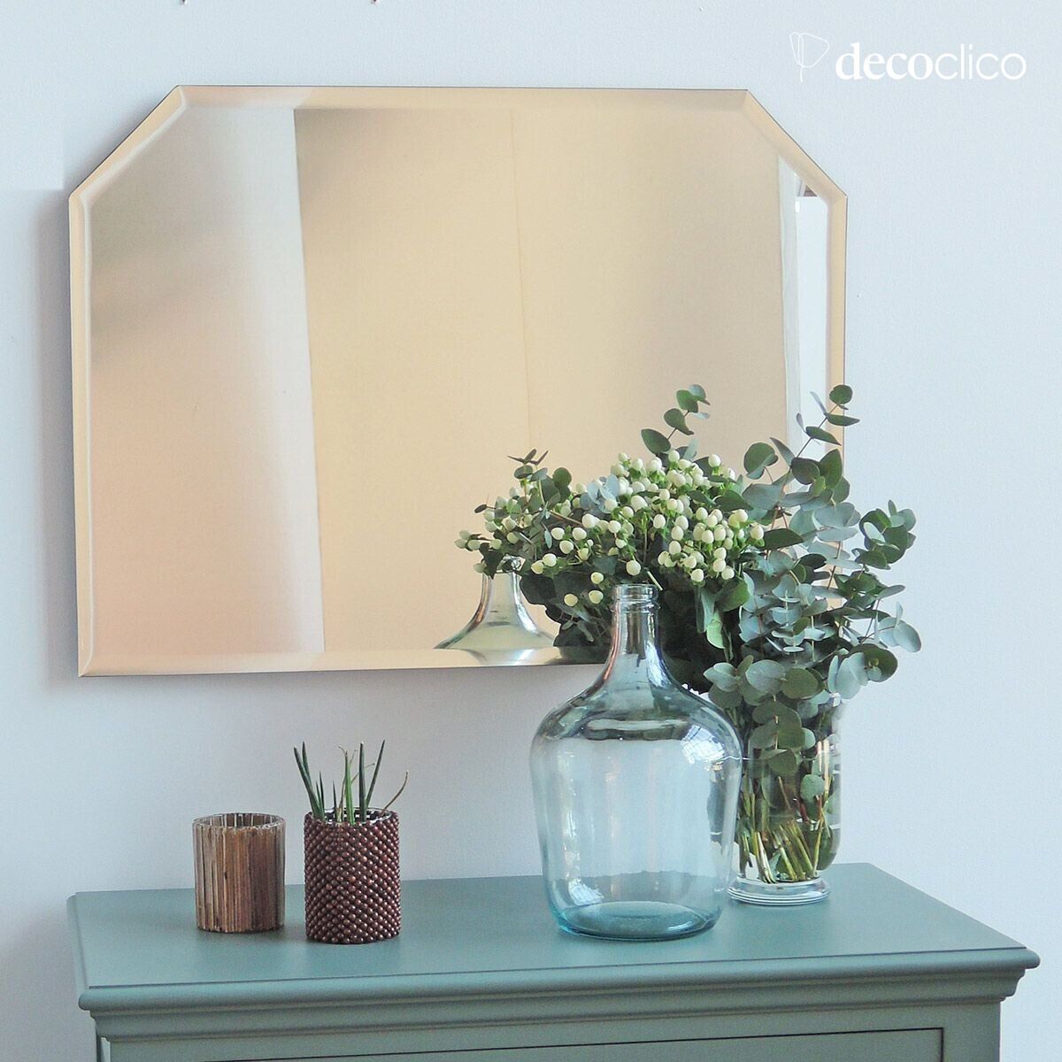 Bevelled rectangular mirror 75 x 55 cm Léonie