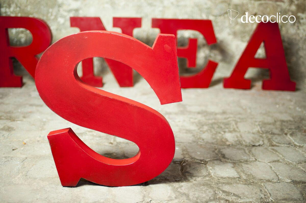 Lettera S decorativa Art