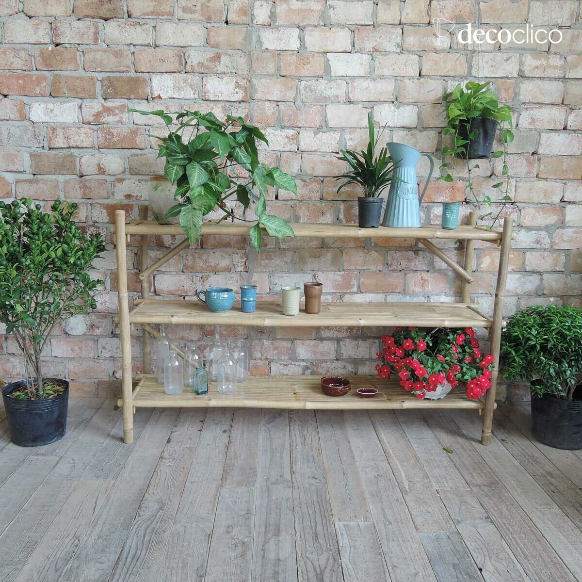 Low bamboo bookshelf Taman