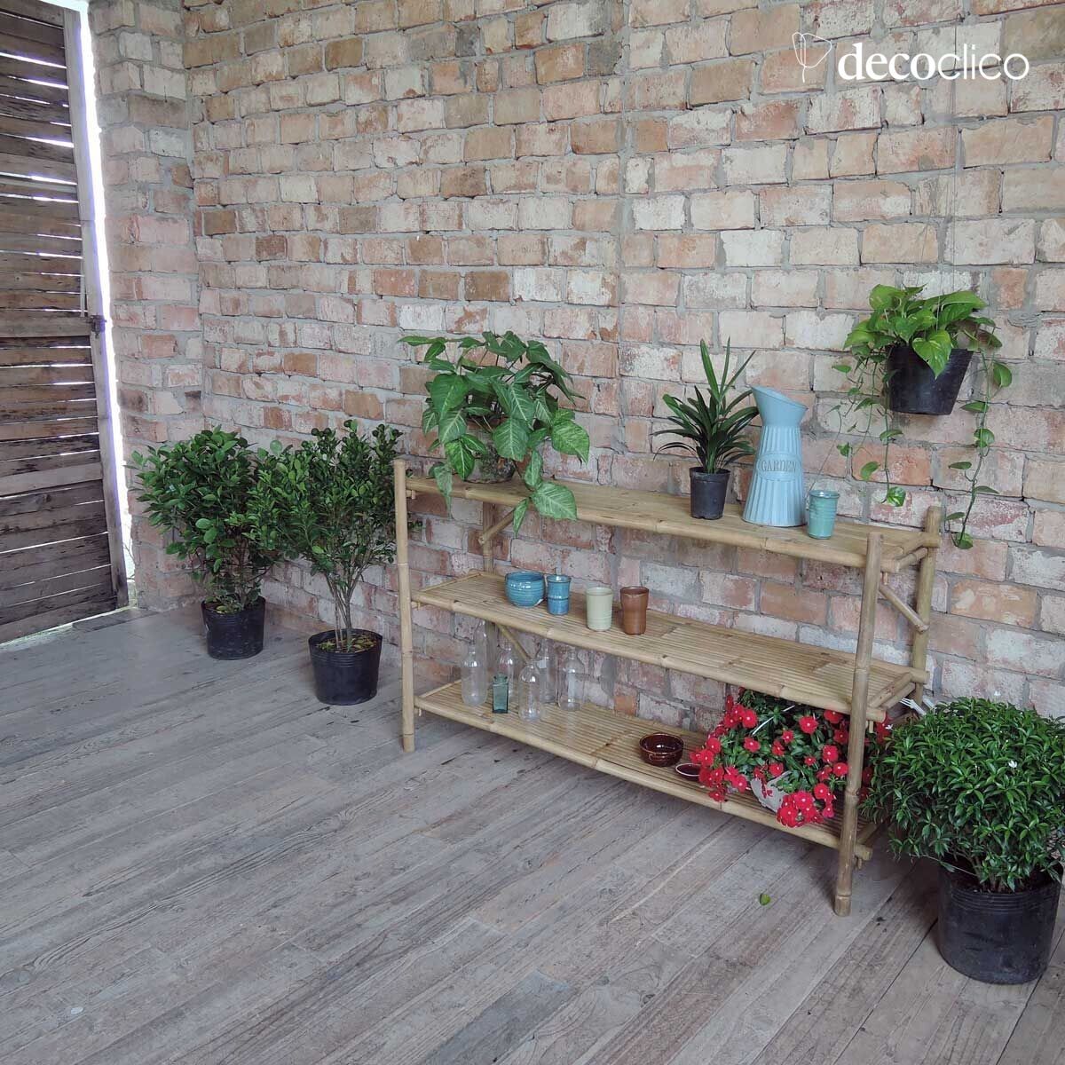 Low bamboo bookshelf Taman