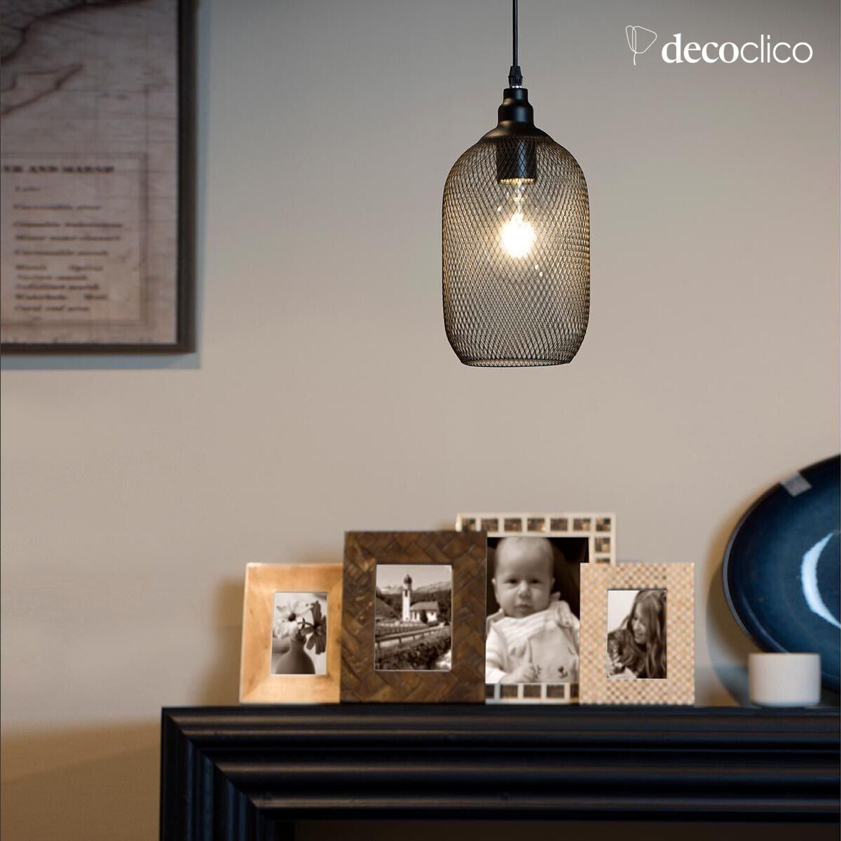 Lucide black mesh corded hammock