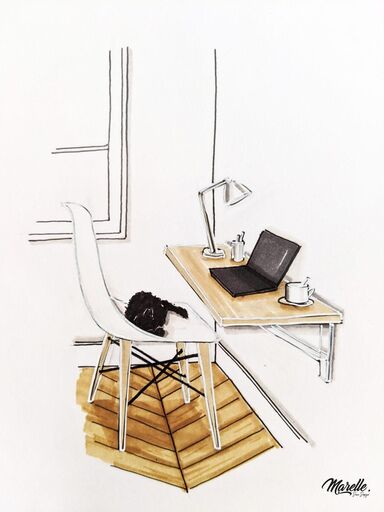 Le petit bureau simple | Decoclico