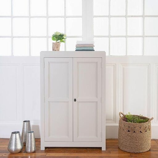 Armoire basse lingère en pin | Decoclico