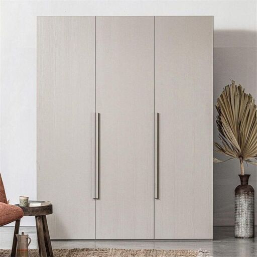 Armoire penderie en noyer gris clair 3 portes – 699,00 € | Decoclico