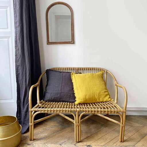 Panca in rattan | Decoclico