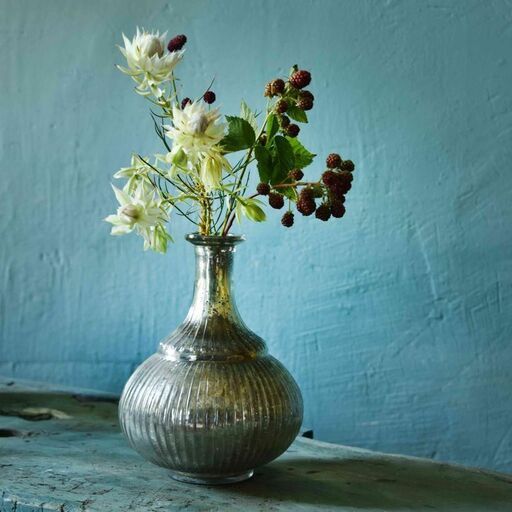 Bonbonne soliflore en verre mercurisé | Decoclico