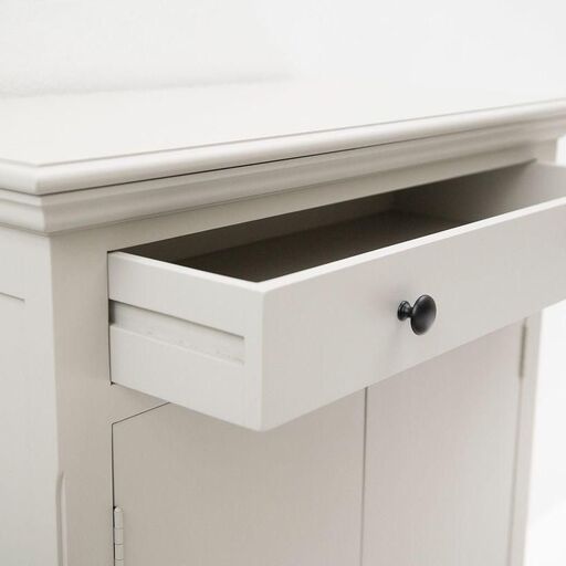 Credenza parigina in pino marittimo grigio chiaro | Decoclico