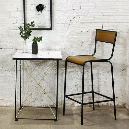 Chaise de bar style écolier | Decoclico