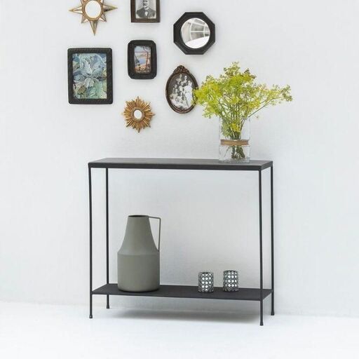 Console double plateau en béton ciré | Decoclico