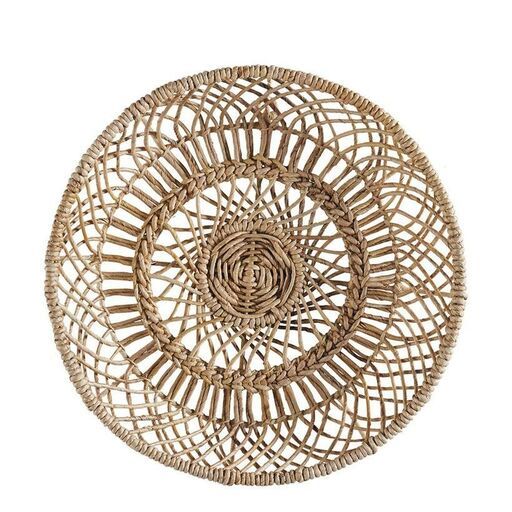 Décoration murale en abaca naturel Matta – PM | Decoclico