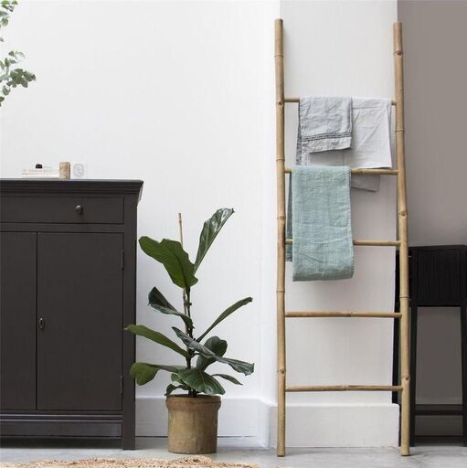 Echelle porte-serviette en bambou naturel Taman | Decoclico