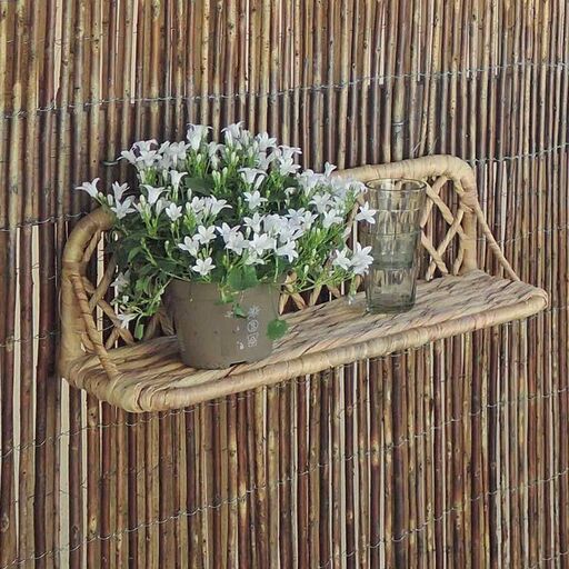 Étagère murale en jacinthe d´eau tressée, Casatera | Decoclico