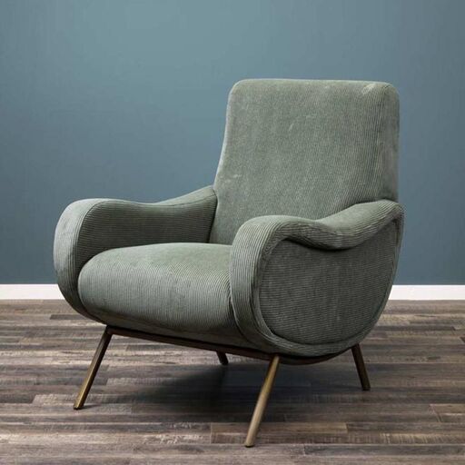 Fauteuil en velours côtelé | Decoclico