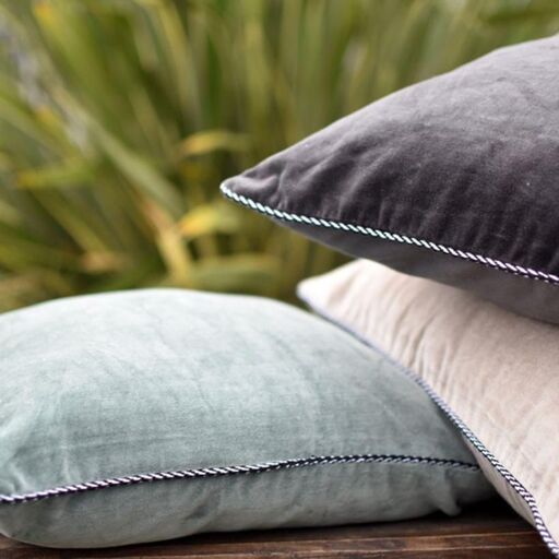 Housse de coussin en velours de coton | Decoclico