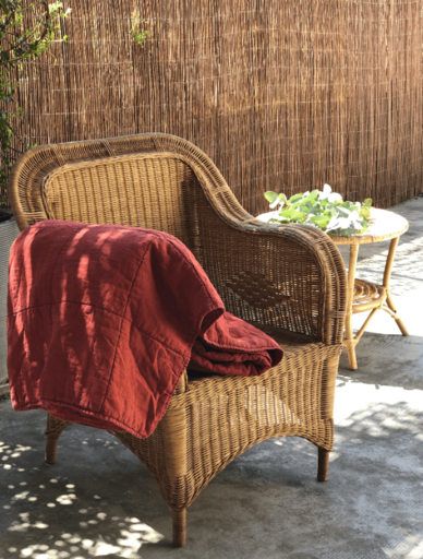 Fauteuil en rotin naturel | Decoclico
