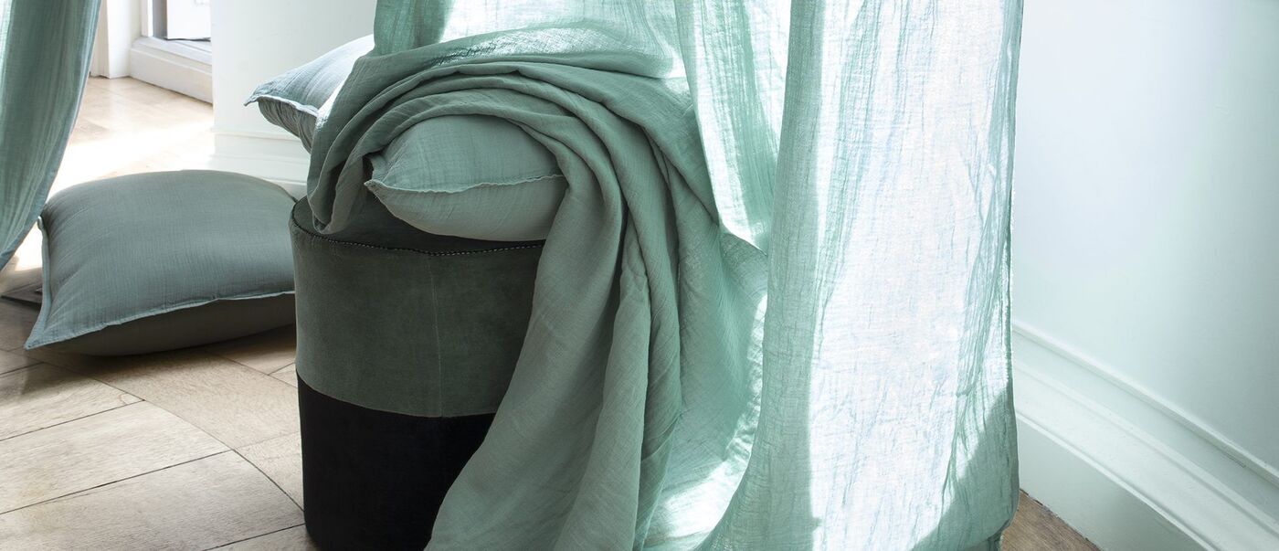 Facile et malin : détournez votre nappe en rideau | Decoclico