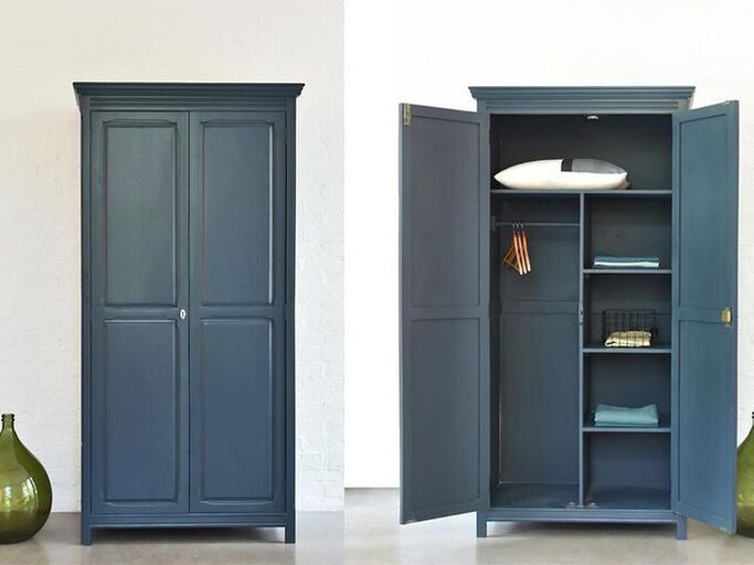 Armoire parisienne bleu | Decoclico