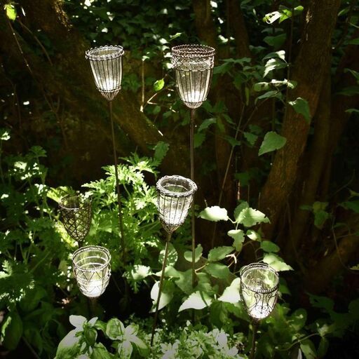 Set di 6 fioriere in metallo antico | Decoclico