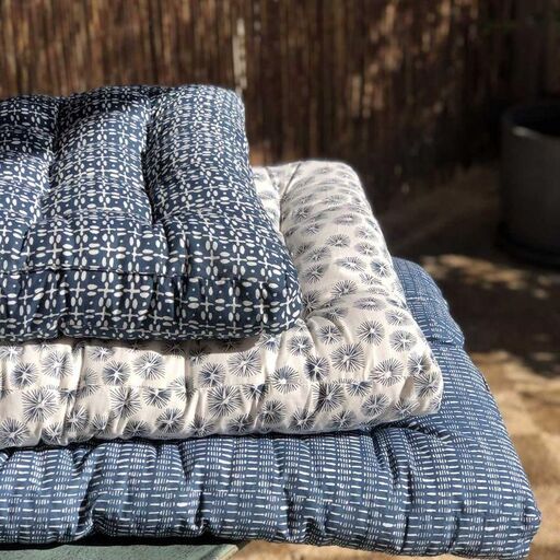 matelas de sol en coton imprimé | Decoclico