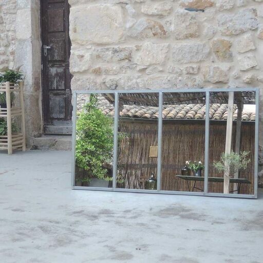 Miroir atelier verrière rectangulaire | Decoclico
