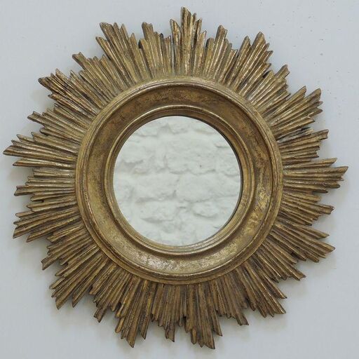 Miroir soleil style baroque, Maison Tilleul | Decoclico