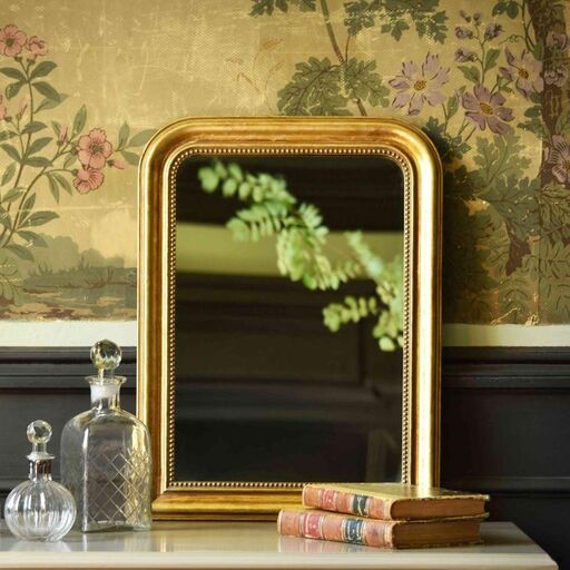 Miroir trumeau doré 40 x 53 cm – Manderley | Decoclico
