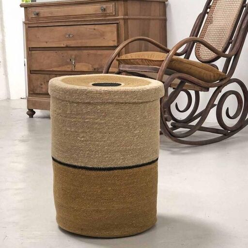 Panier à linge en jonc de mer | Decoclico