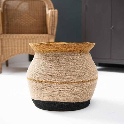 Cestino in giunco marino, Casatera | Decoclico