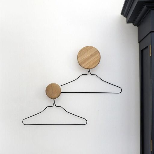 patere bouton chêne | Decoclico