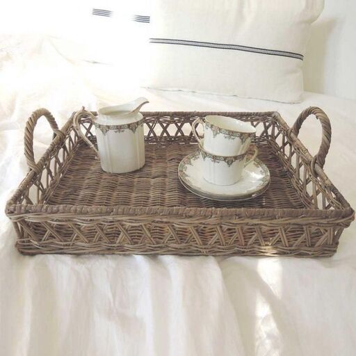 plateau rotin | Decoclico