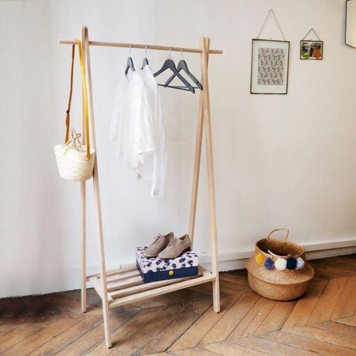 Appendiabiti in rovere naturale | Decoclico