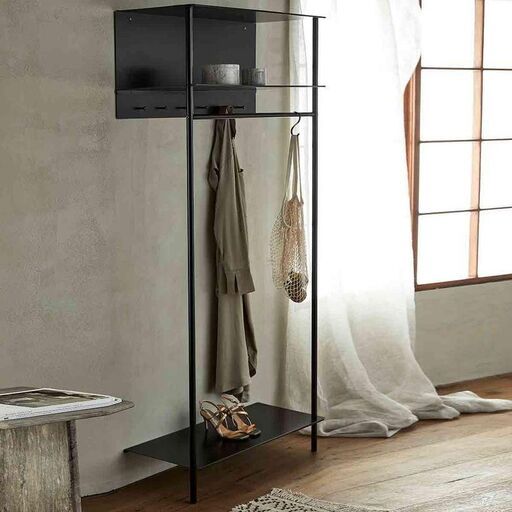 Portatutto in metallo nero | Decoclico