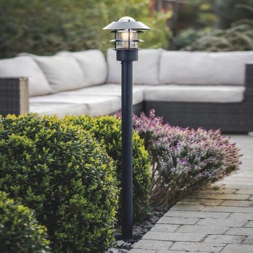 Potelet extérieur en acier noir | Decoclico