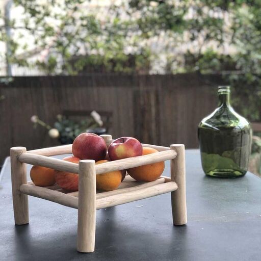 Rangement en bois de teck | Decoclico