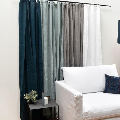 Rideaux à œillets en voile de coton | Decoclico